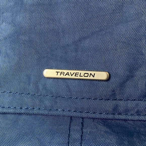 Travelon RFID Protected Navy Crossbody Bag NWOT - Picture 3 of 10
